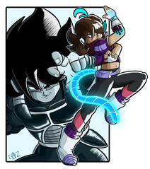 Cassi Royl in asura_dbm's (Dragon Ball Multiverse) artstyle