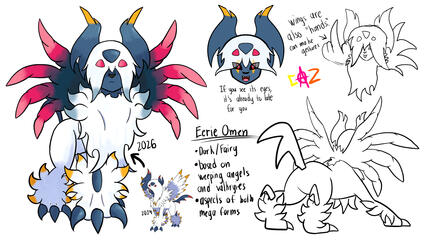 Eerie Omen (Past Paradox Absol design)