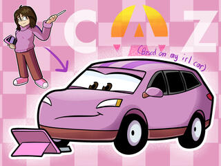 Me as a Pixar car