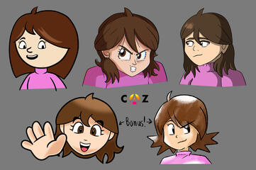 My persona in various artstyles