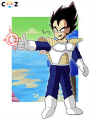 Namek Saga Vegeta doodle. (2024)