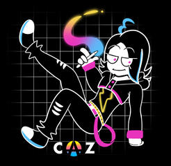 CAZ in the Cartoon Network artstyle (2023)