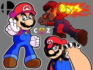 Smash Bros Mario