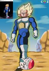Vegeta VS. Android 19