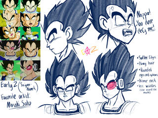 Vegeta Headcanons (Early Z)