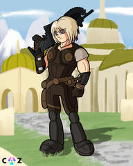 Anya Stroud (Fullbody + Scenic Background Commission)