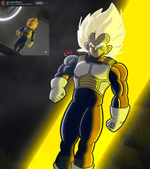 Dramatic SSJ Vegeta