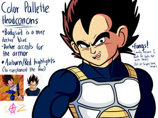 Vegeta Headcanons (Color)