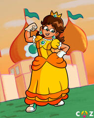 Daisy (Fullbody + Scenic Background Commission)