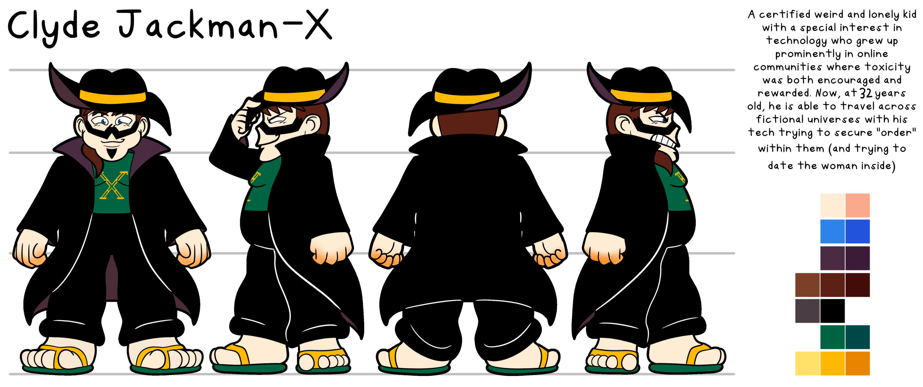 The antagonist and toxic media enforcer, X. The antagonist and toxic media enforcer, X.
